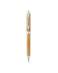 Bambusowy długopis z mechanizmem obrotowym