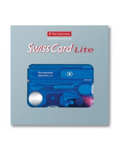 SwissCard Lite niebieski transparentny