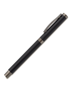 Aluminiowy długopis z żelowym wkładem Lille, czarny