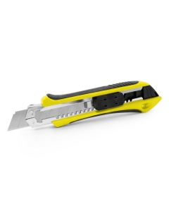 Nóż do tapet z mechanizmem zabezpieczającym, zapasowe ostrza w komplecie | Sutton
