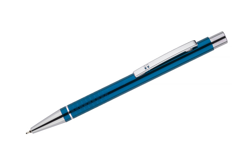 Elegancki długopis BONITO z metalicznym wykończeniem i chromowanymi detalami